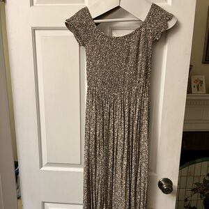 Floral maxi dress, M